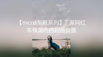 【mccd车展系列】7 某网红车模黑内白翅膀微露