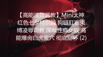 【高能淫奴调教】Mini大神 红色七夕特别篇 狗链肛塞束缚凌辱调教 深喉性瘾女奴 高能爆肏白虎蜜穴 彻底崩坏 (2)