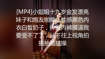 [MP4]小姐姐十九岁金发漂亮妹子和炮友啪啪，性感黑色内衣白皙奶子，伸进内裤摸逼我要受不了了，从下往上视角拍摄抽插猛操