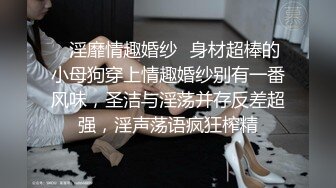 ✿淫靡情趣婚纱✿身材超棒的小母狗穿上情趣婚纱别有一番风味，圣洁与淫荡并存反差超强，淫声荡语疯狂榨精