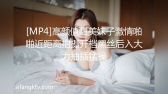 [MP4]高颜值甜美妹子激情啪啪近距离拍摄开档黑丝后入大力抽插猛操