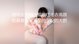 商场女厕蹲守偷窥红毛衣高跟鞋戴着长长耳坠的少妇的大肥B